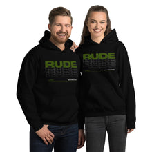 Load image into Gallery viewer, Alpheus 'Rude' Unisex Dark Green Hoodies