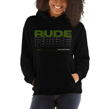 Load image into Gallery viewer, Alpheus 'Rude' Unisex Dark Green Hoodies