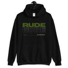 Load image into Gallery viewer, Alpheus 'Rude' Unisex Dark Green Hoodies