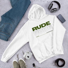 Load image into Gallery viewer, Alpheus 'Rude' Unisex Dark Green Hoodies