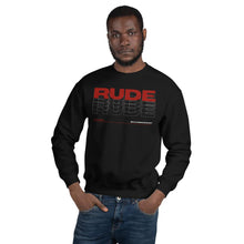 Load image into Gallery viewer, Alpheus &#39;Rude&#39; Unisex Maroon Crew Neck Sweatshirt
