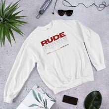 Load image into Gallery viewer, Alpheus &#39;Rude&#39; Unisex Maroon Crew Neck Sweatshirt
