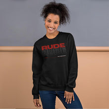 Load image into Gallery viewer, Alpheus &#39;Rude&#39; Unisex Maroon Crew Neck Sweatshirt
