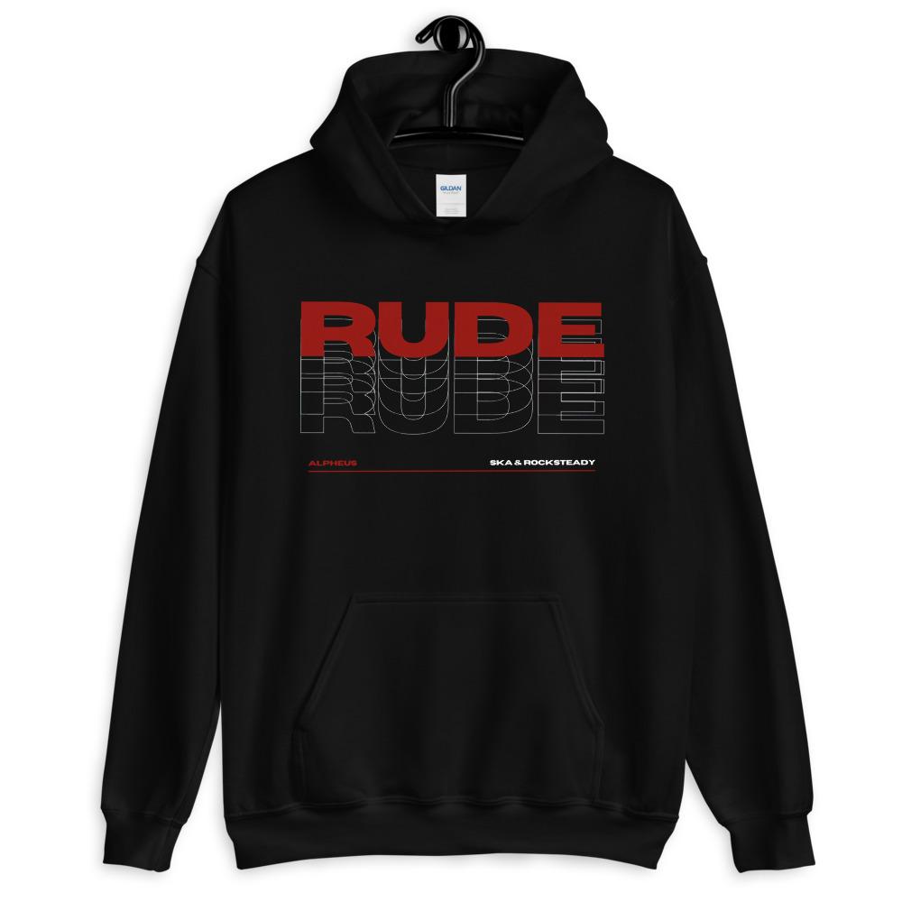 Alpheus 'Rude' Unisex Maroon Hoodies