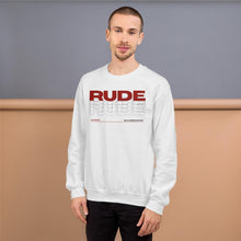 Load image into Gallery viewer, Alpheus &#39;Rude&#39; Unisex Maroon Crew Neck Sweatshirt
